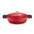 TESCOMA BORDEAUX deep frying pan with lid, 28 cm diameter, red, non-stick, oven safe, dishwasher safe