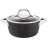 Garnek Tescoma PRESIDENT Stone z pokrywką, 20 cm, czarny, nieprzywierający