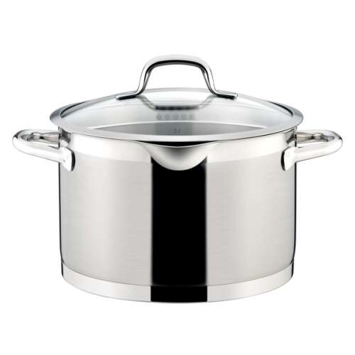 PRESIDENT Stainless Steel Pot with Lid, 7L, 24cm