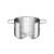 TESCOMA OPTIMA stainless steel pot with glass lid and measuring scale