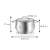 HARMONY Stainless Steel Pot with Lid, 24 cm, 7.0 l, dimensions