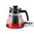 Tescoma TEO 1.25L glass teapot with infuser and rose tea