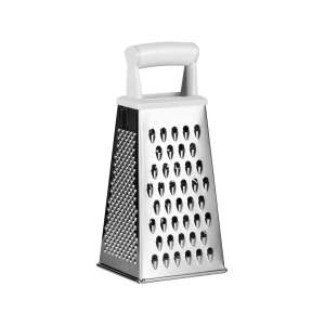 Tescoma HANDY grater with plastic handle, stainless steel, kitchen tool - Flat file