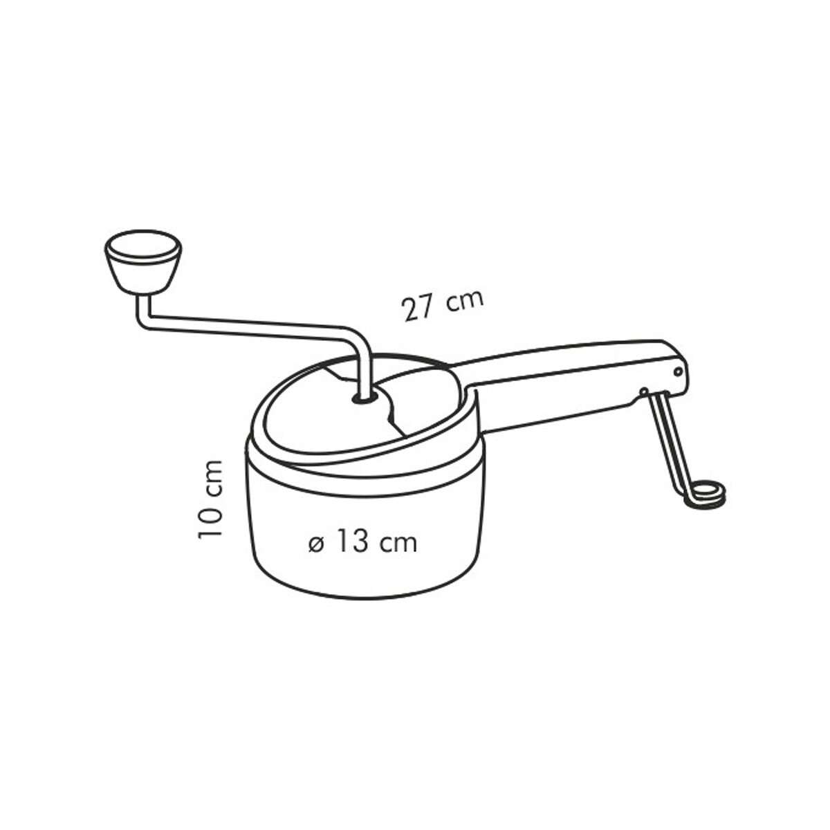 Tescoma HANDY Forgófejes reszelő, 3 lemez