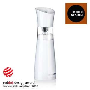 VITAMINO elektrischer Salz- und Pfeffermühle, weiß, mit Good Design Award - Gewürzbehälter
