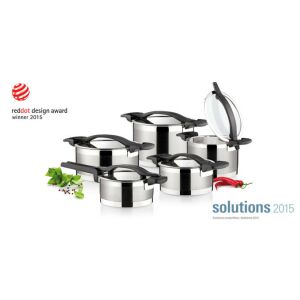 TESCOMA ULTIMA 10-Piece Cookware Set, Stainless Steel Pots and Pans - Tescoma