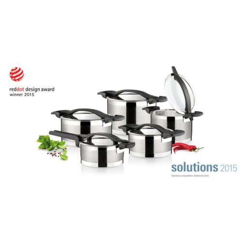 TESCOMA ULTIMA 10-Piece Cookware Set, Stainless Steel Pots and Pans