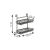 MONTI Two-storey shelf 26 cm 74243433
