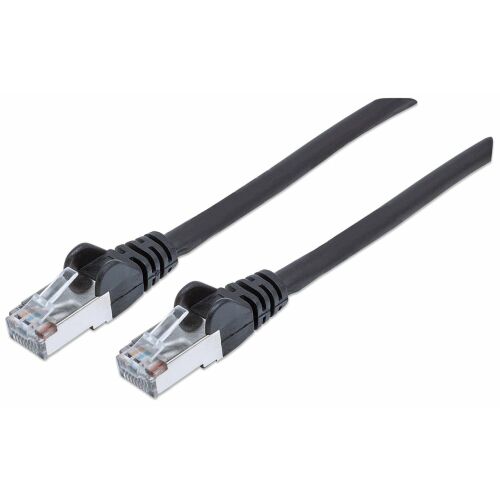 INTELLINET Patchkábel RJ45 S/FTP Cat6 Réz LSZH 30m fekete