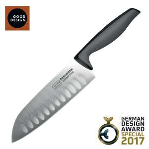 Tescoma PRECIOSO Santoku kés 16 cm, német acél, fekete markolat, Good Design Award 2017 - Tescoma