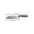 Tescoma PRECIOSO Santoku kés 16 cm, német acél, fekete markolat, méretek