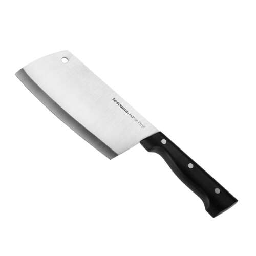 HOME PROFI topor de bucătărie 16 cm, lamă din oțel inoxidabil, mâner negru