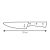Tescoma Home Profi Chef's Knife dimensions