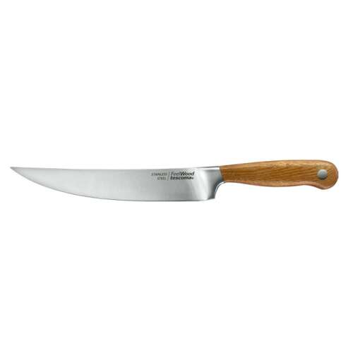 Feelwood Szeletelőkés, 20 cm faragókés fa nyéllel - Tescoma