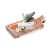 AZZA NAKIRI Japanese knife 18 cm, slicing vegetables on a cutting board