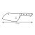 AZZA Kitchen Cleaver 17 cm 83114810