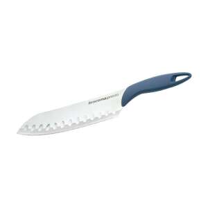 Tescoma Presto Santoku japán kés, 20 cm, kék nyél, rozsdamentes acél penge - Tescoma