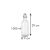 TESCOMA DELLA CASA Clip-top Glass Bottle, Square, 1000 ml 83112551