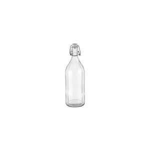 TESCOMA DELLA CASA 1000 ml glass bottle with swing top lid, square - Glass bottle
