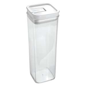 AIRSTOP 2.0L luftdichter Lebensmittelbehälter, durchsichtiges Plastik mit weißem Deckel - Aufbewahrungsboxen für Lebensmittel