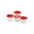 PURITY mini food containers, 120ml, set of 4, for fridge and freezer