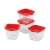 PURITY mini 120ml food storage containers, set of 4, freezer safe