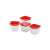 PURITY mini food containers, 120ml, set of 4, for fridge and freezer