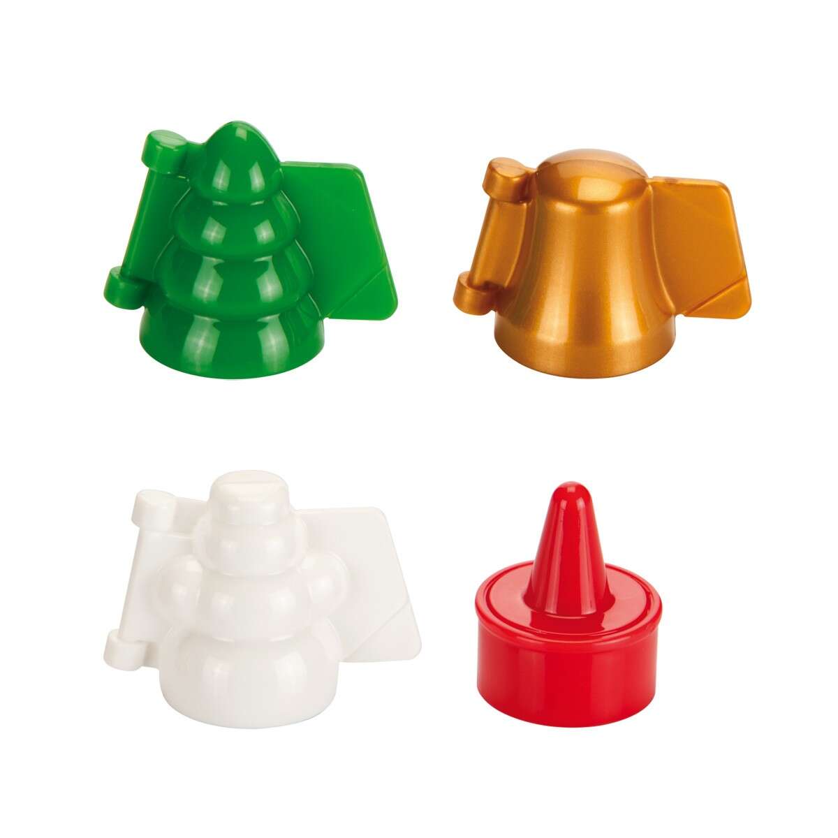 DELÍCIA töltött süteményformázó készlet, 3 karácsonyi forma