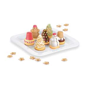 DELÍCIA karácsonyi töltött süteményformázó készlet, 3 darabos, krémmel töltve és díszítve - Sütemény kiszúró