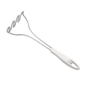 Tescoma PRESTO potato masher, stainless steel, white handle - Presto