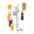 Tescoma PRESTO multi-functional opener, white, bottle opener, can opener, jar opener, opens bottles, cans, jars, and twist-off lids