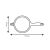 Tescoma PRESTO rozsdamentes acél szűrő ø 8 cm 53387058