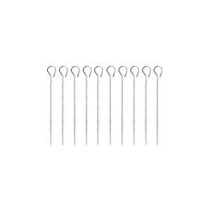 PRESTO Meat Skewer, 10 pack, stainless steel skewers for grilling, barbecue, and cooking - Presto