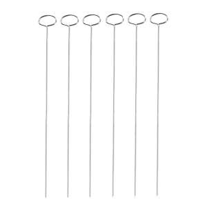 6 darabos PRESTO rozsdamentes acél nyárstű készlet, 30cm - Presto