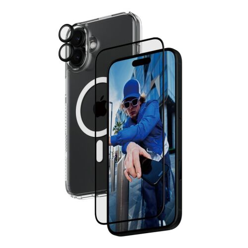 PanzerGlass 3in1 Védelmi Csomag iPhone 16 Plus 180430194 - Kijelzővédő fólia