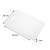 PRESTO Cutting Board 30 x 20 cm, white plastic chopping board with handle, dimensions: 30 cm x 20 cm x 1 cm