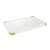 PRECIOSO cutting board, 36 x 24 cm, white, green, anti-bacterial, dishwasher safe