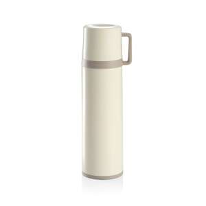 CONSTANT CREAM 0.7L Stainless Steel Thermos with Mug - Thermos and Beverage Holder