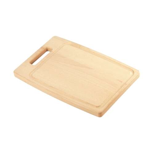 HOME PROFI beech wood cutting board with handle, 30 x 20 cm