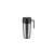 CONSTANT stainless steel thermos mug, 0.4l, with black lid and handle