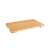 AZZA Bamboo Cutting Board with Juice Groove, 40 x 26 cm, for chopping vegetables and meat