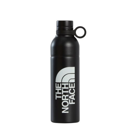 The North Face WATER BOTTLE 750 ML NF0A8JRBJK3 fekete kulacs feh%C3%A9r log%C3%B3val, el%C3%BAln%C3%A9zeti k%C3%A9p, kupak hurokkal - Etetés