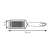 Tescoma PRESTO Half-Round Grater, stainless steel grater with white plastic handle, 26 cm long