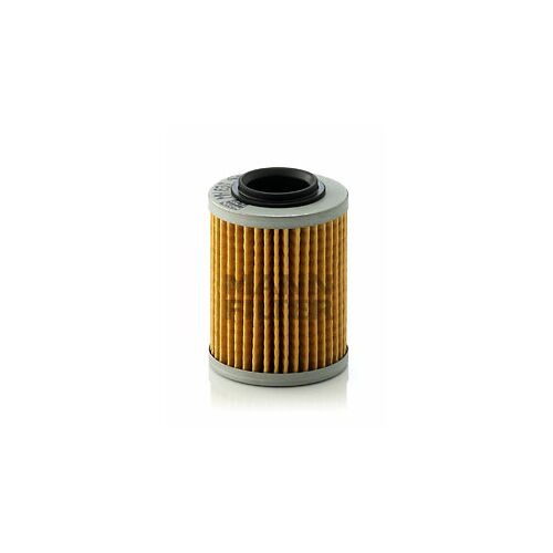 MANN-FILTER MH 63/1 olajszűrő betét, döntött nézet fehér háttéren, motorolaj szűrő gépjárművekhez - Olajszűrő
