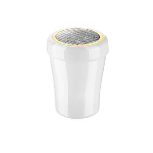DELÍCIA Cukor szóró rozsdamentes acél szitával, 200 ml, Fehér - Fűszertartó