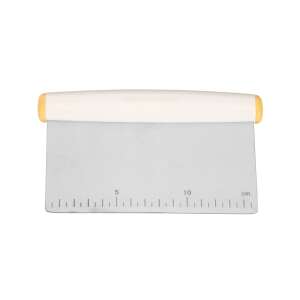 DELÍCIA Kelt dough cutter, stainless steel blade, white handle, measuring scale - Manual pasta cutter