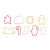 Tescoma DELÍCIA Christmas cookie cutters, 9 pieces set