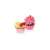 Tescoma DELÍCIA mini muffin baking cups, 100 pieces, heart design, pink