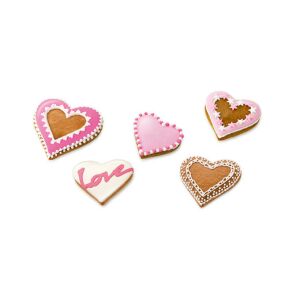 DELÍCIA Kétoldalas sütikiszúrók, szívek, 6 méretben 146161326 - Sütemény kiszúró