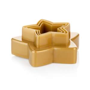 DELÍCIA csillag alakú sütikiszúrók, 6 db-os készlet, különböző méretekben - Sütemény kiszúró